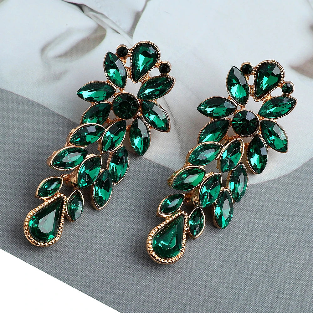 Metal Alloy Hollow Earrings
