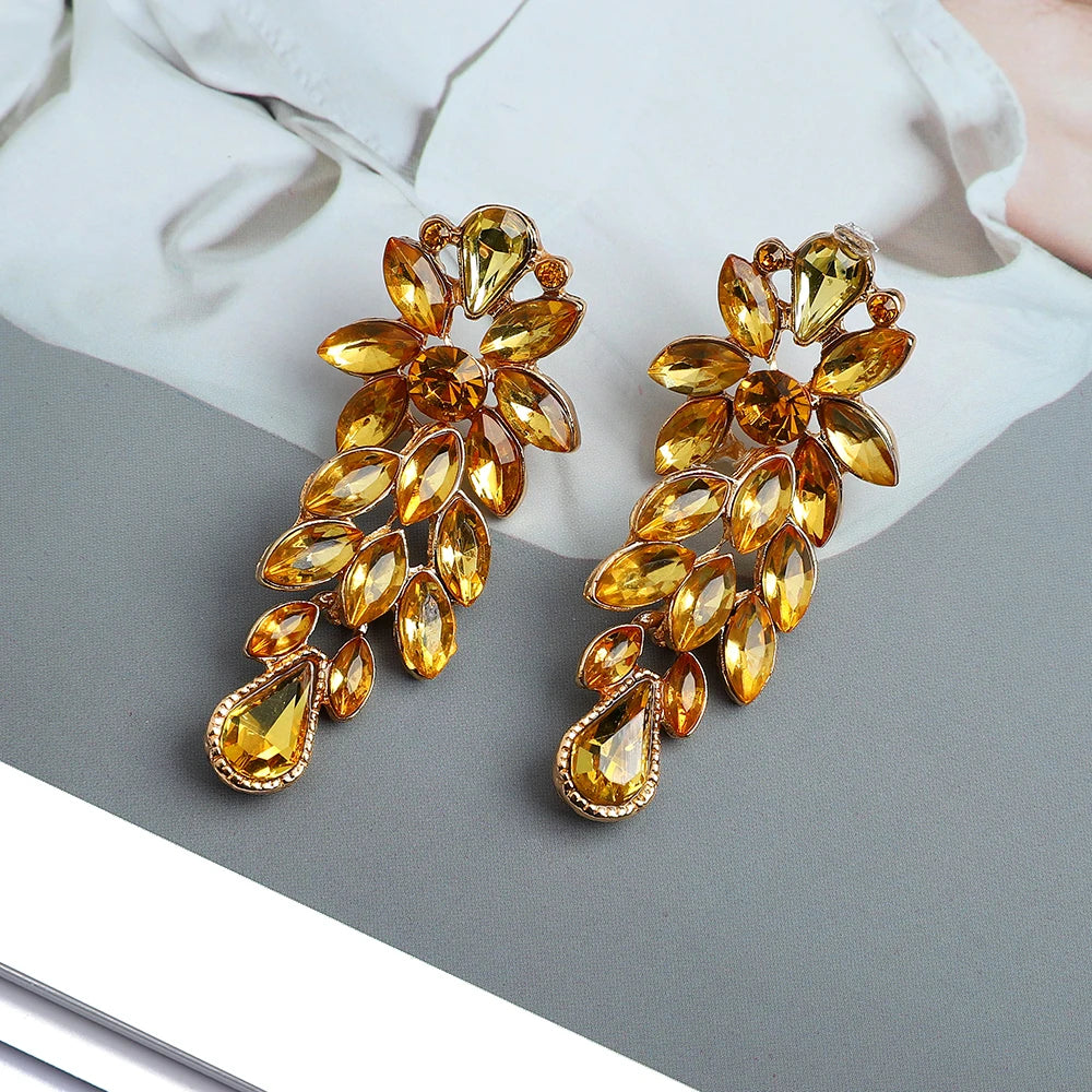 Metal Alloy Hollow Earrings