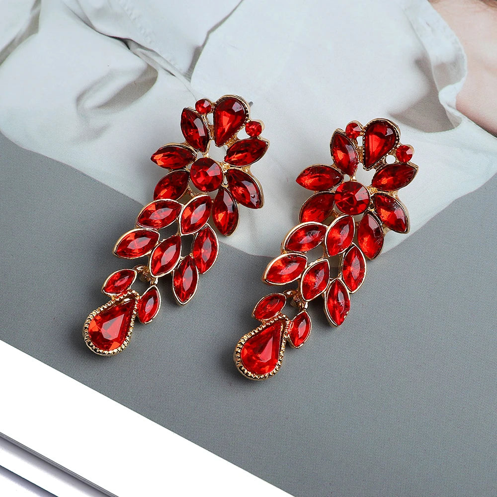 Metal Alloy Hollow Earrings