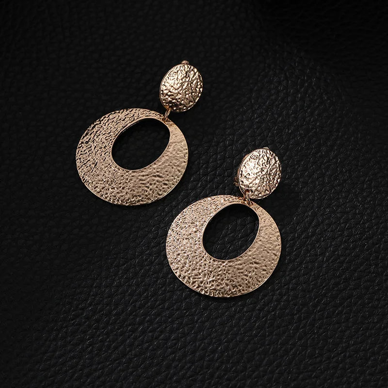 Clip on Hoop Metal No Piercing Earrings - Fanci Goddess