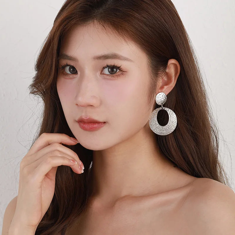 Clip on Hoop Metal No Piercing Earrings - Fanci Goddess