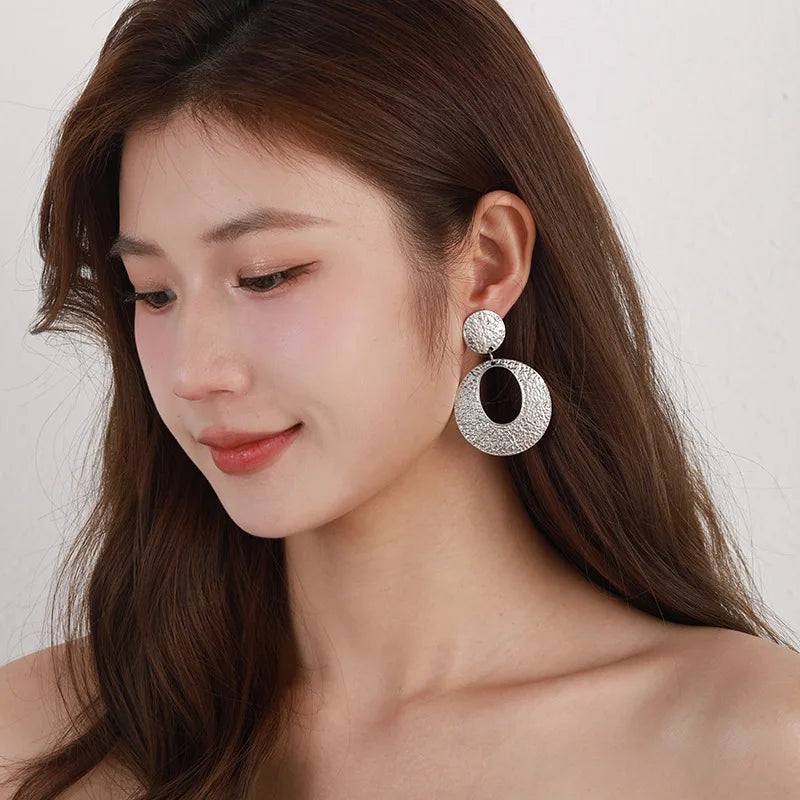 Clip on Hoop Metal No Piercing Earrings - Fanci Goddess