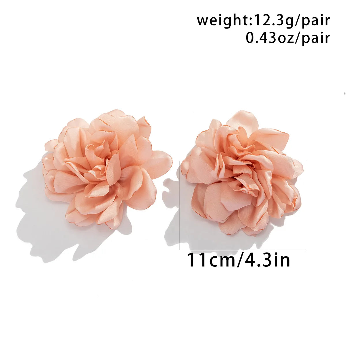 Glamour flower earrings