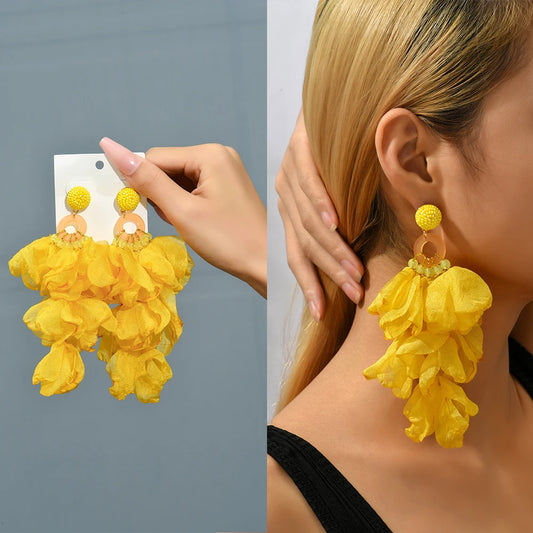 Flower Goddess sunshine Earrings