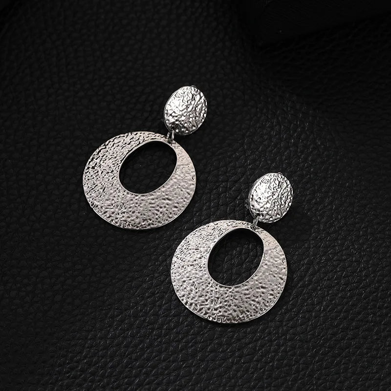 Clip on Hoop Metal No Piercing Earrings - Fanci Goddess