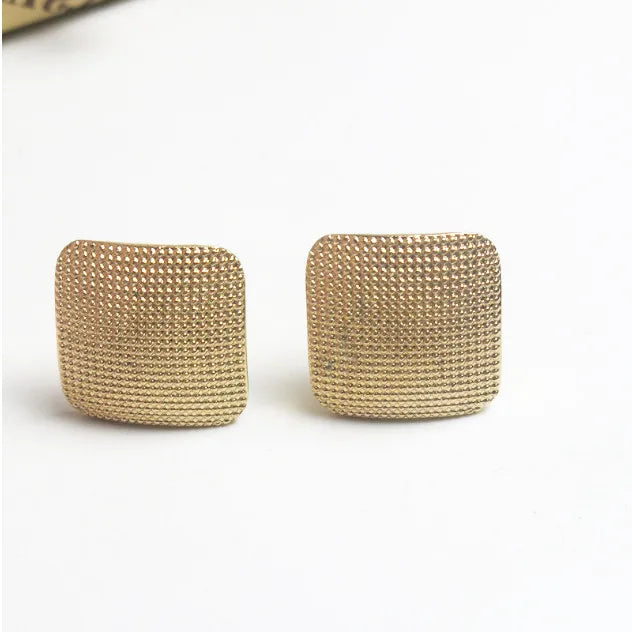 Lovely girl square clip on Earrings
