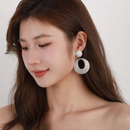 Clip on Hoop Metal  No Piercing Earrings - Fanci Goddess