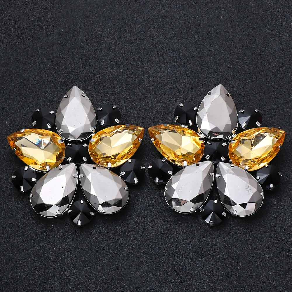 Fanci Flower Clip on Earrings