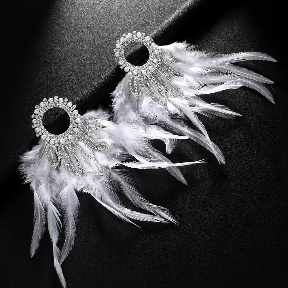 White Goddess Earrings - Fanci Goddess