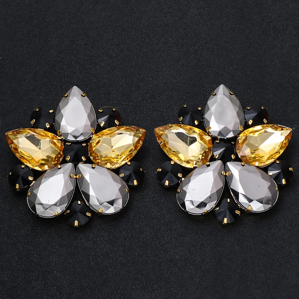 Fanci Flower Clip on Earrings - Fanci Goddess