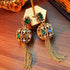 Retro tassel Earrings with stylish geometric round balls - Fanci Goddess
