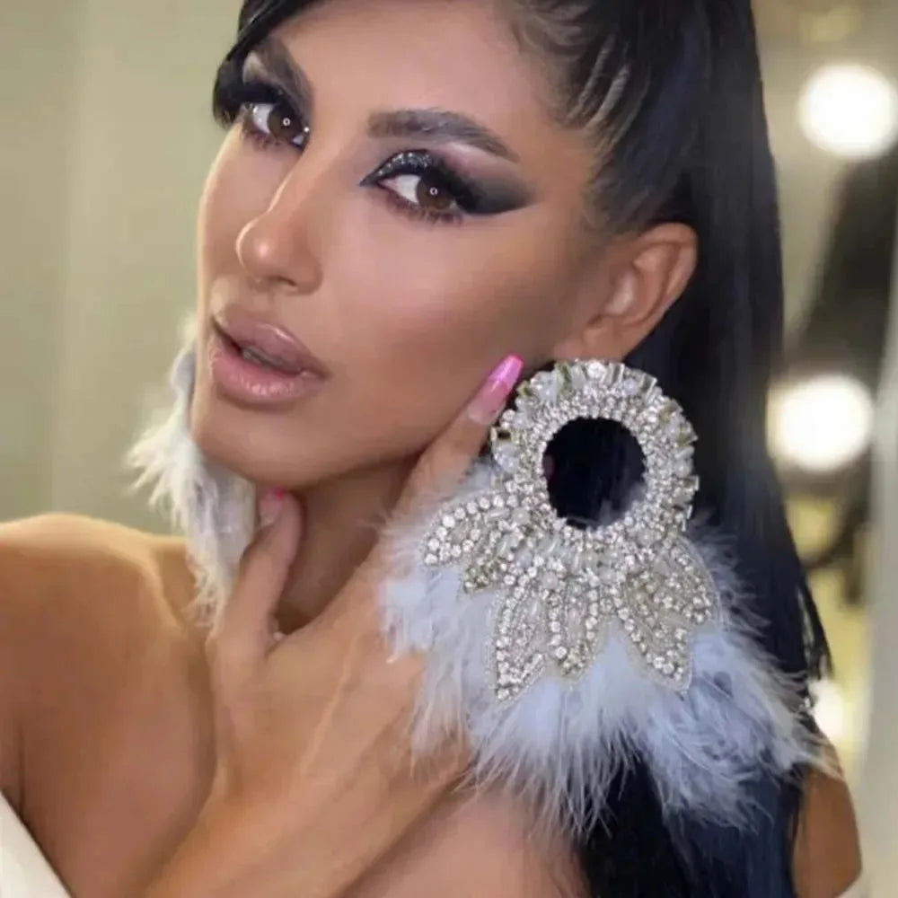 White Goddess Earrings - Fanci Goddess