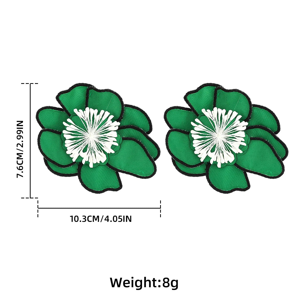 Luxurious Floral Earrings - Fanci Goddess