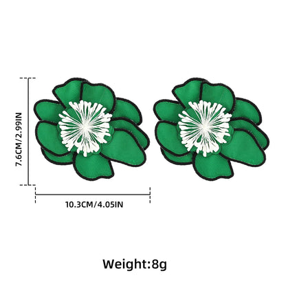 Luxurious Floral Earrings - Fanci Goddess