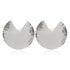 Punk Oversized Fan-shaped Stainless Steel Earrings - Fanci Goddess