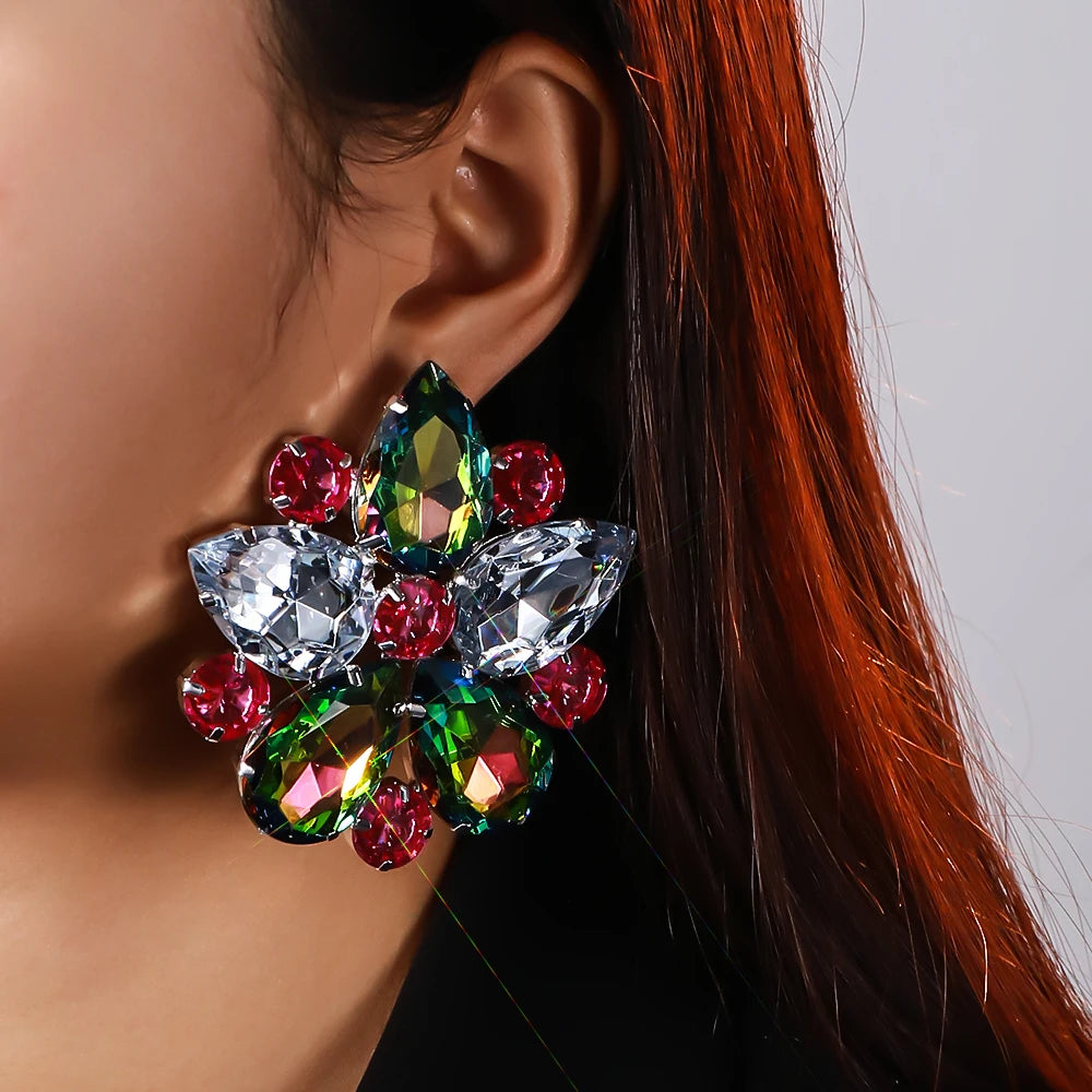 Fanci Flower Clip on Earrings