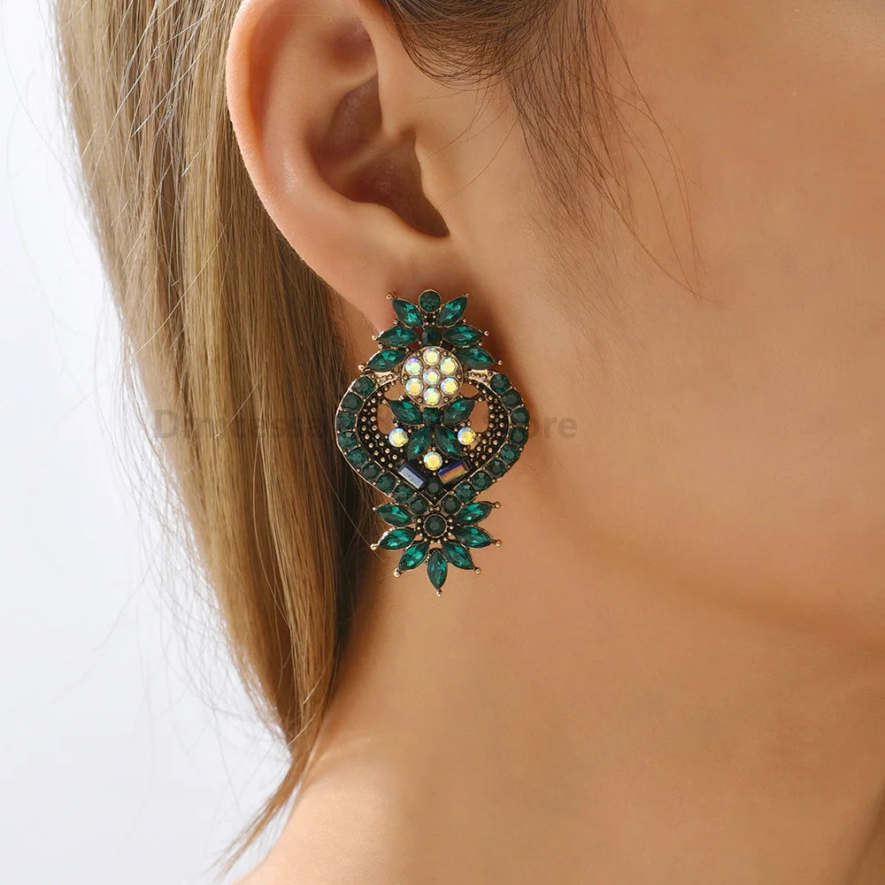 Vintage Charm Decor Stud Earrings - Fanci Goddess