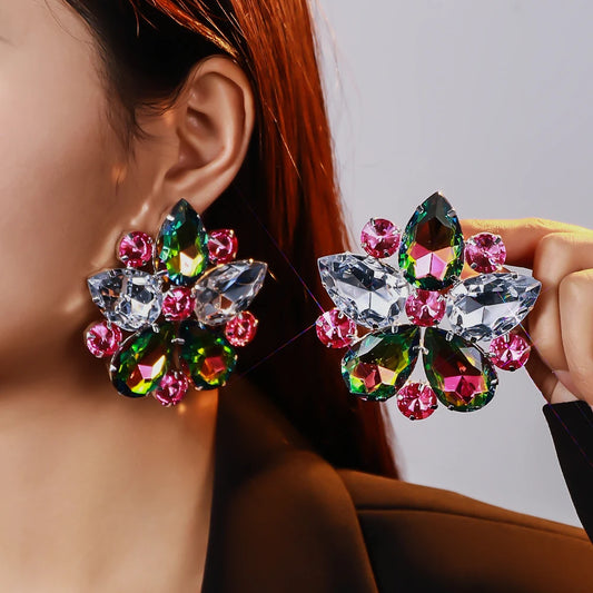 Fanci Flower Clip on Earrings