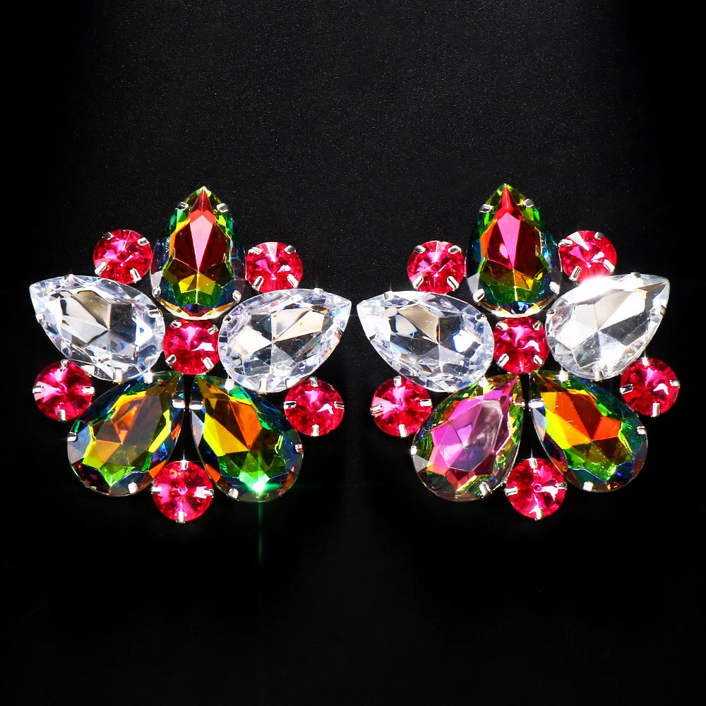 Fanci Flower Clip on Earrings