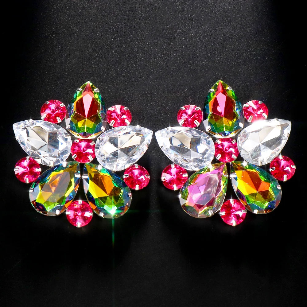 Fanci Flower Clip on Earrings