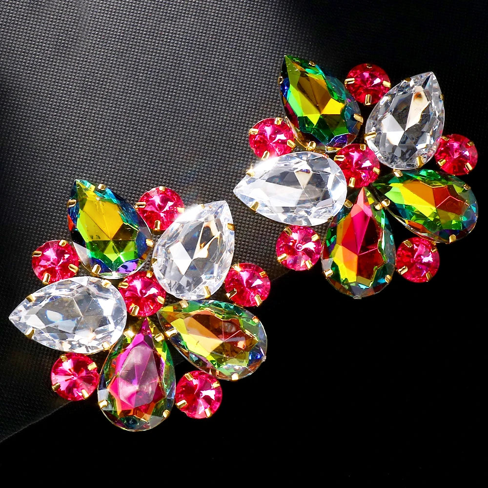 Fanci Flower Clip on Earrings